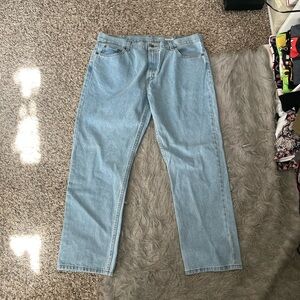 George Men's Light Blue Straight Jeans